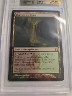 MTG Overgrown Tomb Return To Ravinca #243/274 BGS 9.5 Gem Mint Low Pop - Image 3