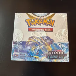 Pokemon Sword And Shield Silver Tempest Booster Box Sealed - Image 1