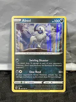 Absol 097/189 Holo Rare Sword & Shield Astral Radiance Pokemon Tcg - Image 1