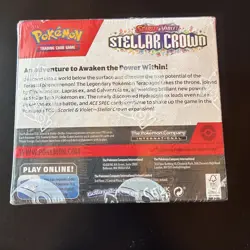 POKEMON STELLAR CROWN BOOSTER BOX FACTORY SEALED TCG SCARLET VIOLET - Image 3
