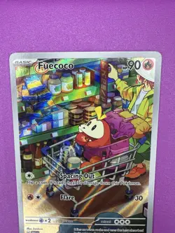 Fuecoco 201/193 Sv02: Paldea Evolved ILLUSTRATION RARE Mint NM Pokemon TCG - Image 3