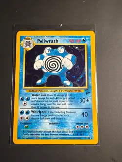 Pokemon Base Set 2 Poliwrath Evolution Set Near Mint Cards From 1999-2000 - Image 2