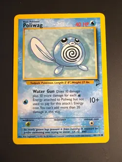 Pokemon Base Set 2 Poliwrath Evolution Set Near Mint Cards From 1999-2000 - Image 4