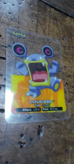 Loudred 052 Pokemon Lamincards Edibas - ESP - Poor - Image 1