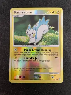 Pachirisu 35/130 Diamond & Pearl Reverse Holo Pokemon TCG - LP+ - Image 1
