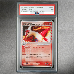 PSA 7 Latias EX 014/068 Delta 1st ED Dragon Frontiers Pokemon Card Japanese 2006 - Image 1