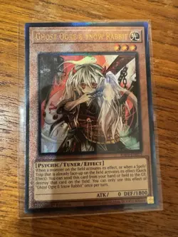 Yugioh Ghost Ogre & Snow Rabbit RA04-EN015 Prismatic Ultimate Rare - Image 1