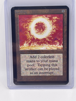 RARE MAGIC THE GATHERING SOL RING ALPHA CARD STORED CAREFULLY SINCE 1993 - Image 1