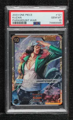 2022 One Piece Card Game: Paramount War OP02 SEC Kuzan PSA 10 GEM MT 0r02 - Image 1