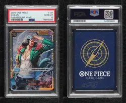 2022 One Piece Card Game: Paramount War OP02 SEC Kuzan PSA 10 GEM MT 0r02 - Image 3
