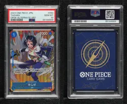 2023 One Piece Card Game: Wings of Captain OP06 Japanese Tashigi PSA 10 0r02 - Image 3