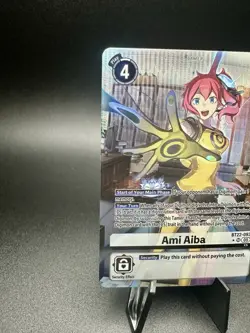 Digimon Card Game Ami Aiba BT22-093 SR Alt Art Cyber Eden AUC - Image 2