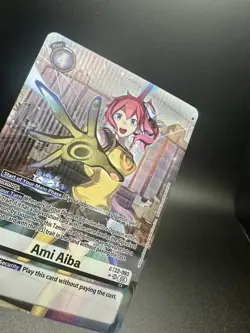 Digimon Card Game Ami Aiba BT22-093 SR Alt Art Cyber Eden AUC - Image 4