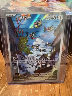 Pokemon Chatot Full Art Holo Card 181/162SV05: Temporal Forces NM Condition - Image 1