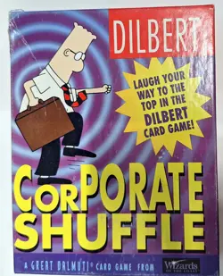 Dilbert Corporate Shuffle Card Game by Wizards Of The Coast Exterior Box Issues - Image 1