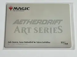 Sab Sunen Luxa Embodied 33 / 54 Signature Art Series MTG Aetherdrift 2025 MT 9.0 - Image 3