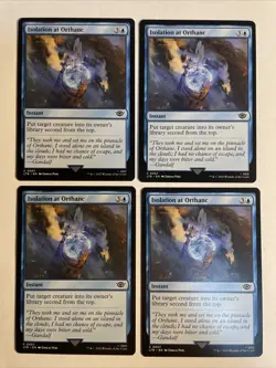 4x Mtg Lord Of The Rings Isolation At Orthanc NM Magic The Gathering - Image 1