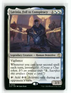 Lavinia, Foil to Conspiracy 0036 Ravnica: Clue Edition CLU MTG Magic - Image 1