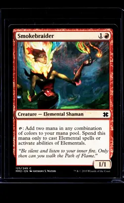 2015 MTG Magic The Gathering MM2 Modern Masters 2015 #125 Smokebraider - Image 1