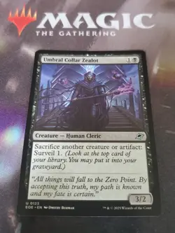 Mtg. Umbral Collar Zealot. Edge of Eternities. Pack Fresh - Image 1
