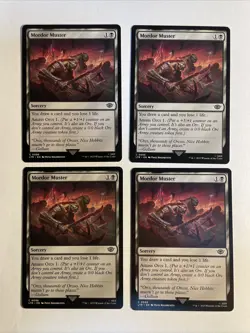 4x Mtg Lord Of The Rings Mordor Muster NM Magic The Gathering - Image 1