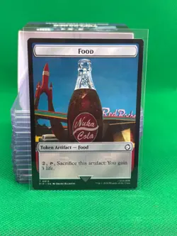 Settlement 0008 / Food 0013 Token - Universes Beyond: Fallout - PIP - MTG - Image 2