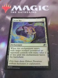 Mtg. Seam Rip. Foil. Edge of Eternities. Pack Fresh - Image 1