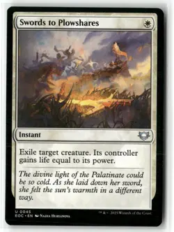 Swords To Plowshares Commander: Edge of Eternities MAGIC MTG NM - Image 1
