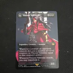 VINCENT VALENTINE Borderless - Final Fantasy MTG Magic: the Gathering - Image 1