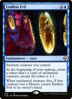 X 1 Endless Evil NM CLB 665 MTG Magic The Gathering - Image 1