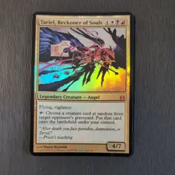 Tariel , Reckoner Of Souls OVERSIZED Foil NM Commander 2011 CMD MTG - Image 1