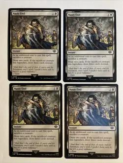 4x Mtg Lord Of The Rings Nasty End NM Magic The Gathering - Image 1