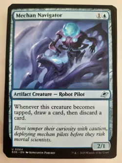 Mechan Navigator #0064 Edge of Eternities MTG Magic NM X 3 copies - Image 1