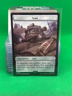 Junk 0015 / Treasure 0018 Token - Universes Beyond: Fallout - PIP - MTG - Image 1