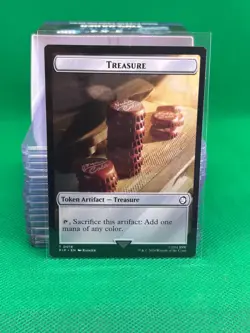 Junk 0015 / Treasure 0018 Token - Universes Beyond: Fallout - PIP - MTG - Image 2