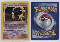 Sabrina's Alakazam Holo Pokemon Gym Challenge #16 2000 10j2 - Image 3