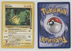 Pikachu (The Power of One) Pokemon WOTC Black Star #27 1999 15t4 - Image 3
