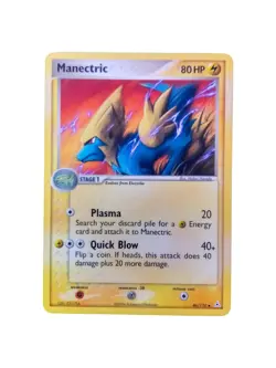 Manectric - 46/110 - Uncommon LP, English Pokemon EX Holon Phantoms - Image 1