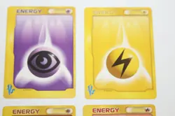 Pokemon 2001 Japanese TCG VS E-Series Complete Energy Cards Set of 6 - NICE! - Image 5