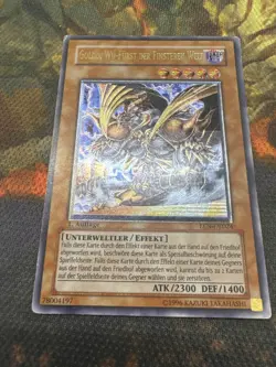 GERMAN YUGIOH GOLDD, WU-LORD OF DARK WORLD ULTIMATE RARE 1st LP EEN-EN024 - Image 1
