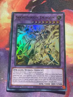 Yugioh Secreterion Dragon DUAD-EN037 1st Ed NM Ultra Rare Pack Fresh - Image 1