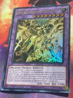 Yugioh Secreterion Dragon DUAD-EN037 1st Ed NM Ultra Rare Pack Fresh - Image 2