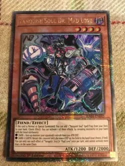 YuGiOh! Vanquish Soul Dr. Mad Love - M/NM - RA04-EN045 -Quarter Century rare/QCR - Image 1
