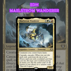 EDH - Maelstrom Wanderer Cascade, MTG Commander Deck, Temur, Bracket 2 - Image 1