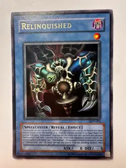 Yugioh Relinquished SDP-001 Ultra Rare Unlimited - Image 1