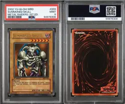 Yugioh - Summoned Skull - Ultra 1st - Metal Raiders - Near Mint - PSA 8 - Image 3