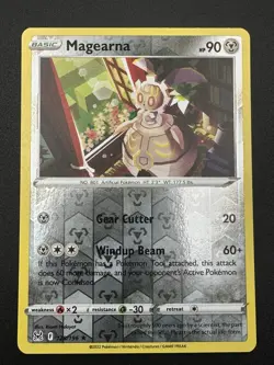 Magearna 128/196 Reverse Holo Rare Lost Origin Pokemon Card NM - Image 1