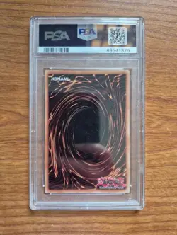 PSA 9 Mint YuGiOh! Illusion of Chaos 1st Edition BACH EN034 Secret Rare Card - Image 2