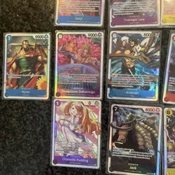 10 X SR One Piece TCG Card Bundle - Image 3