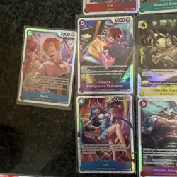10 X SR One Piece TCG Card Bundle - Image 2